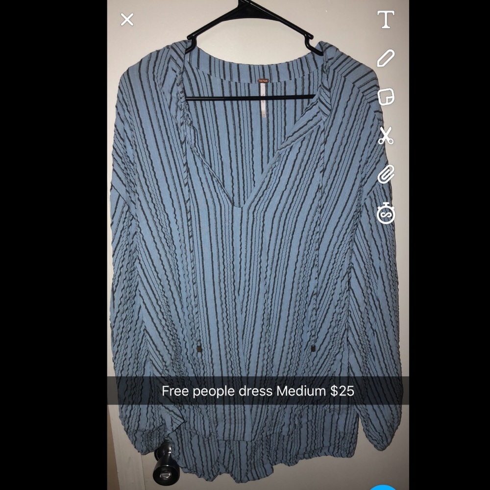 Free People dress! Long sleeve